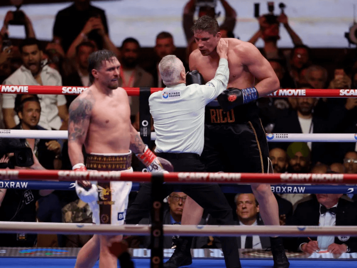 Botrány Usyk győzelme után: a mérkőzésvezető beismerte, hogy hibázott Verhoeven ellen