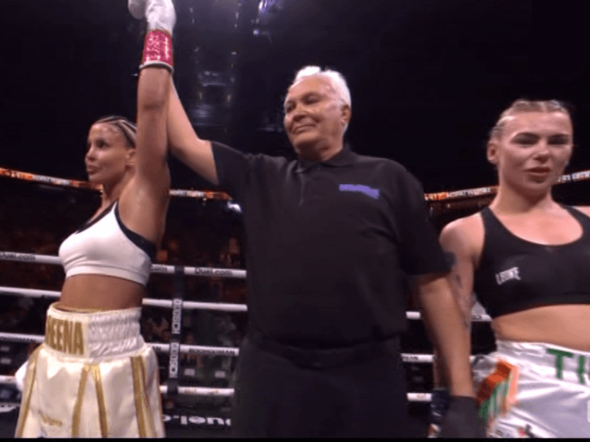 A hamburgeres provokáció után jött a büntetés: Szabó Franciska első menetes TKO-val gázolta át ellenfelén a Misfits Boxingban