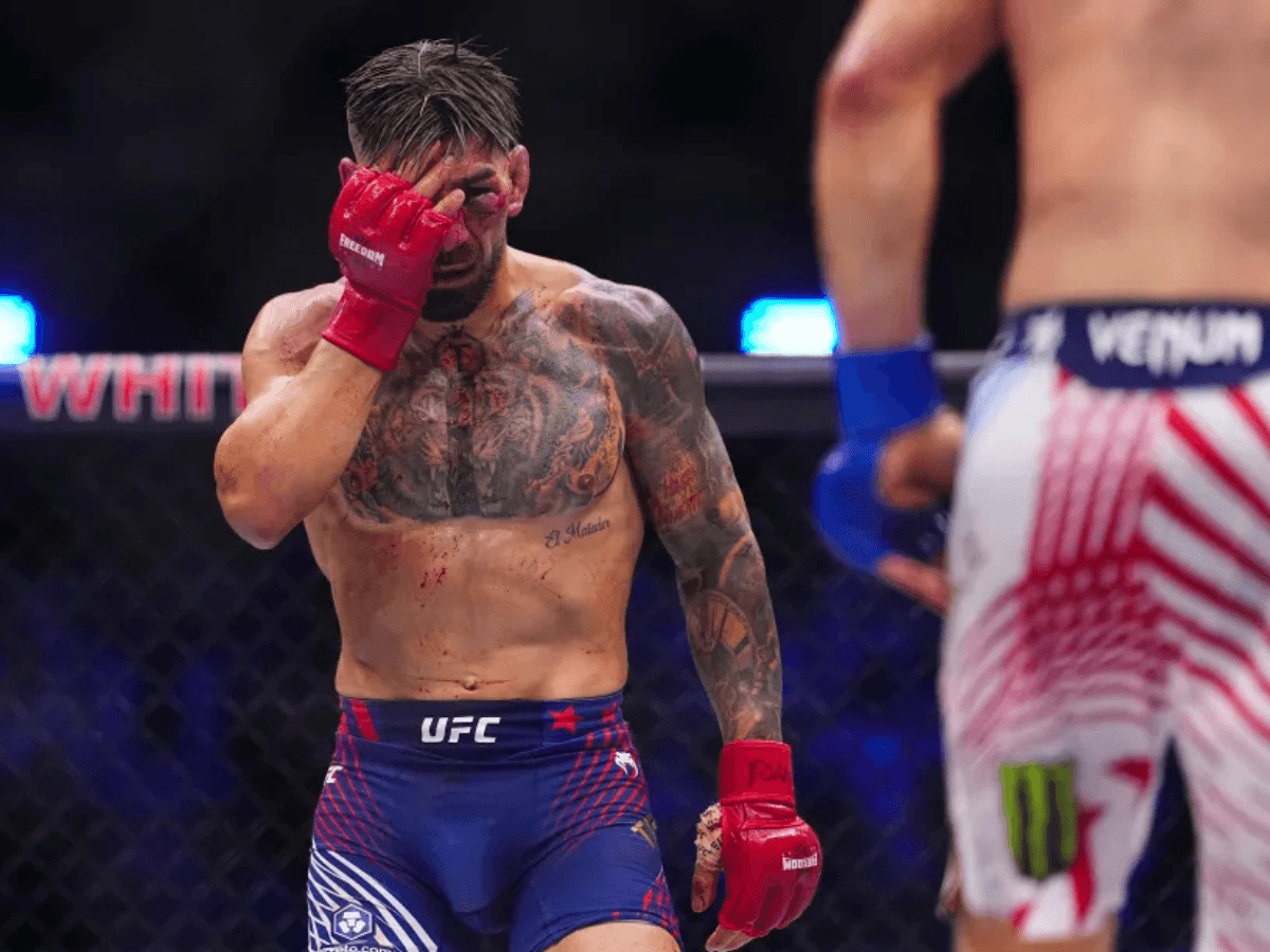 Topuria gyakorlatilag vakon harcolt Gaethje ellen az első menet után