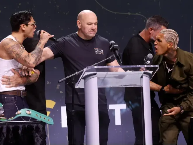 Hivatalos a bírói gárda: Tom Taylor ügyel a rendre a Ryan Garcia-Conor Benn szupercsatán