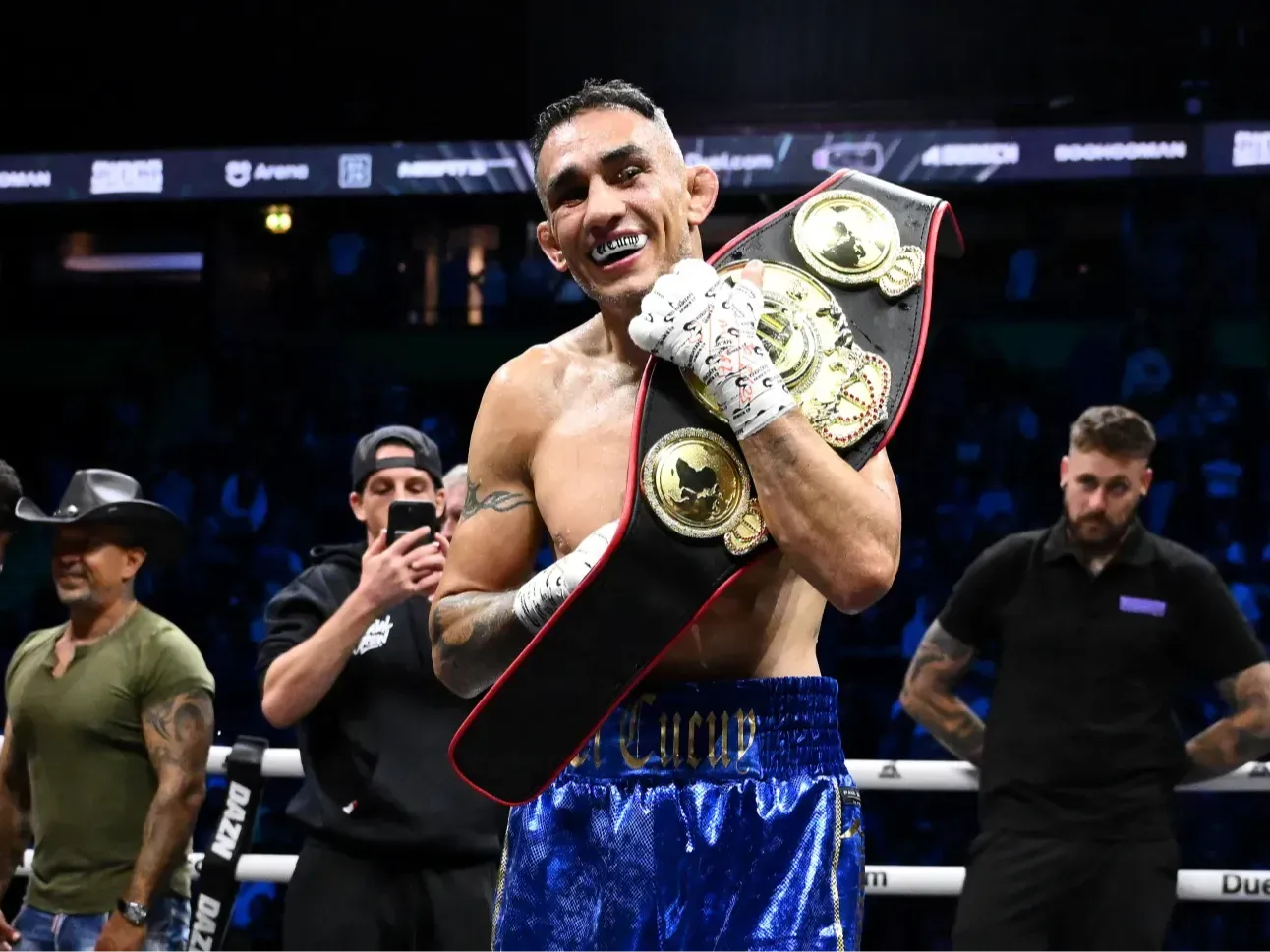 Tony Ferguson második menetes kiütéssel védte meg a Misfits Boxing középsúlyú övét